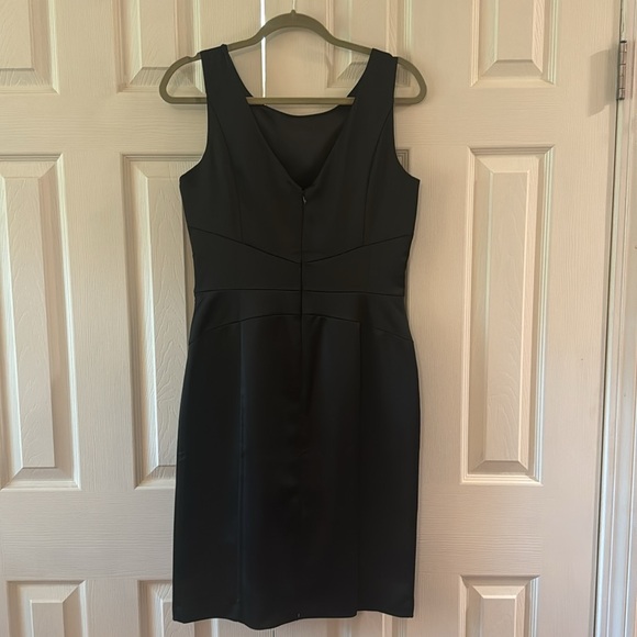 White House Black Market formal black mini dress. Size 8. NWT. - Picture 3 of 4
